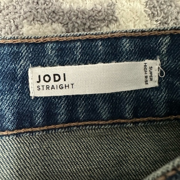 DEAR JOHN Jodi Super High Rise Straight Jeans, Size 31 (v) - Picture 9 of 11